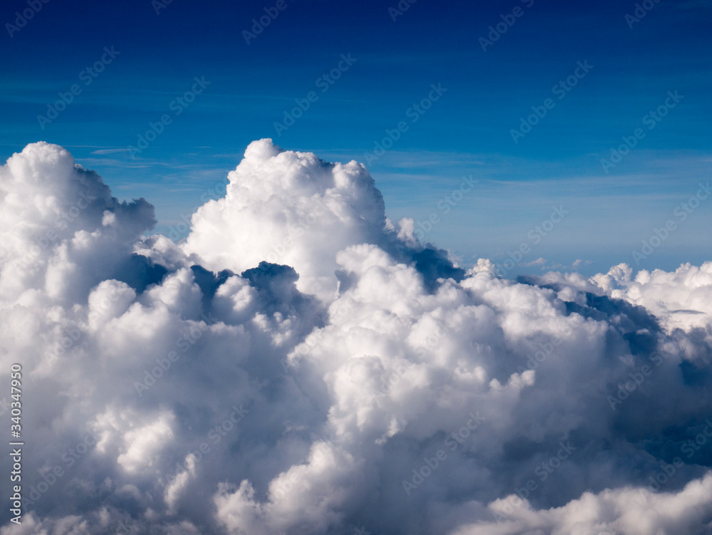 Obraz premium blue sky with clouds background
