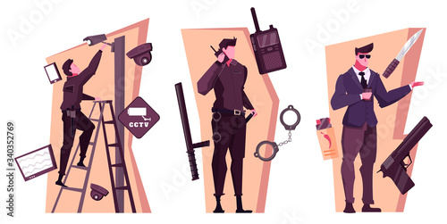 Security Service Flat Compositions