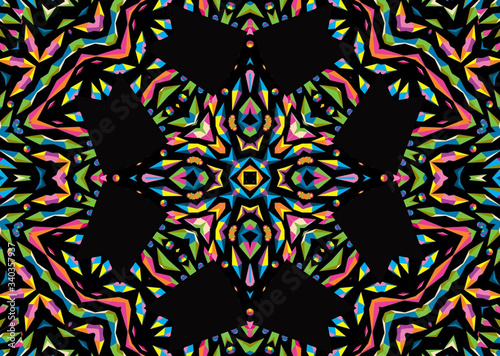 
Pattern Kaleidoscope Abstract Design