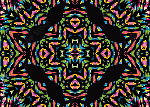  Pattern Kaleidoscope Abstract Design