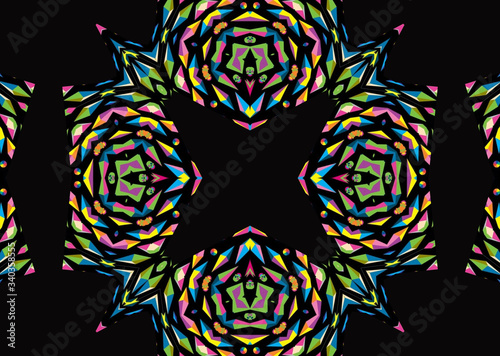 
Pattern Kaleidoscope Abstract Design