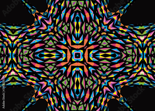
Pattern Kaleidoscope Abstract Design