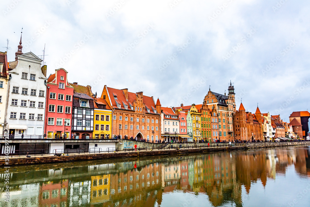 Cityscape of Gdansk in Poland