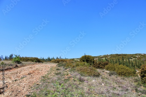 Dirt road in the mountains