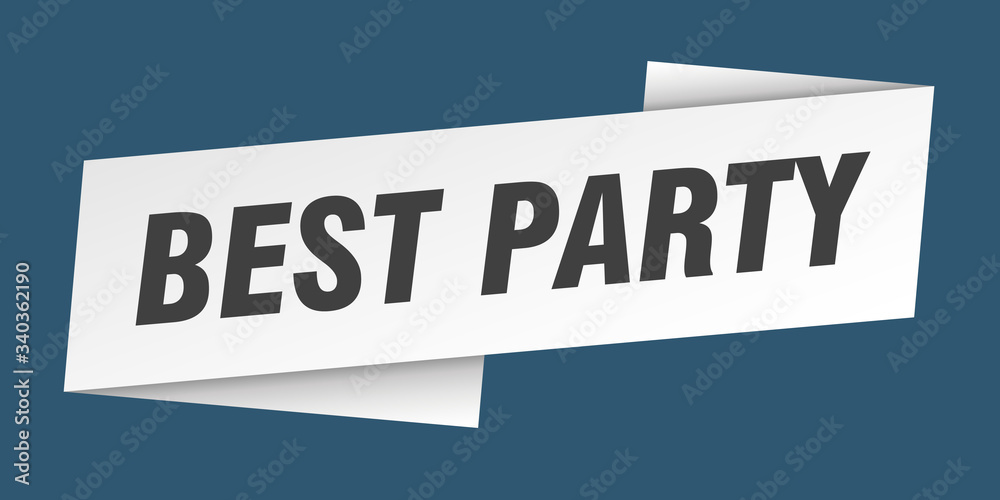 best party banner template. best party ribbon label sign best party banner template. best party ribbon label sign