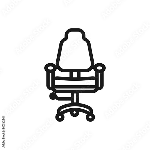 armchair icon, chair icon in trendy flat style