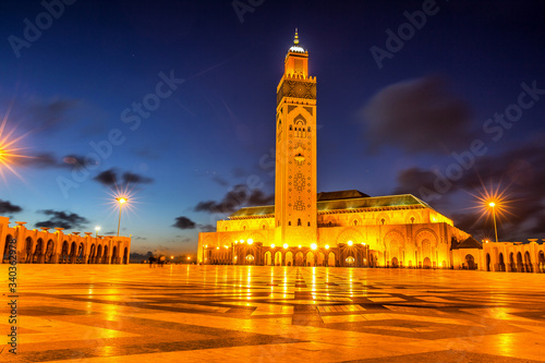 Casablanca mosque of Hassan 2 photo