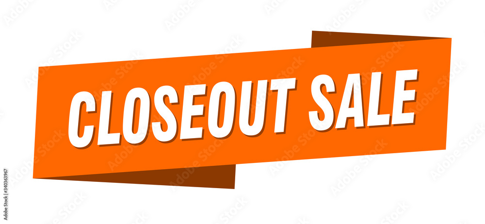 closeout sale banner template. closeout sale ribbon label sign closeout sale banner template. closeout sale ribbon label sign
