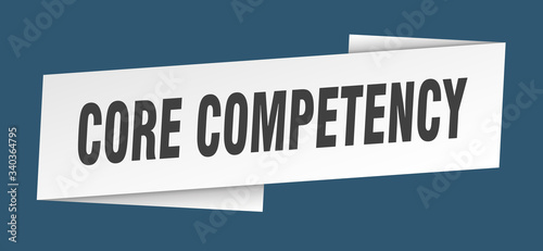 core competency banner template. core competency ribbon label sign
