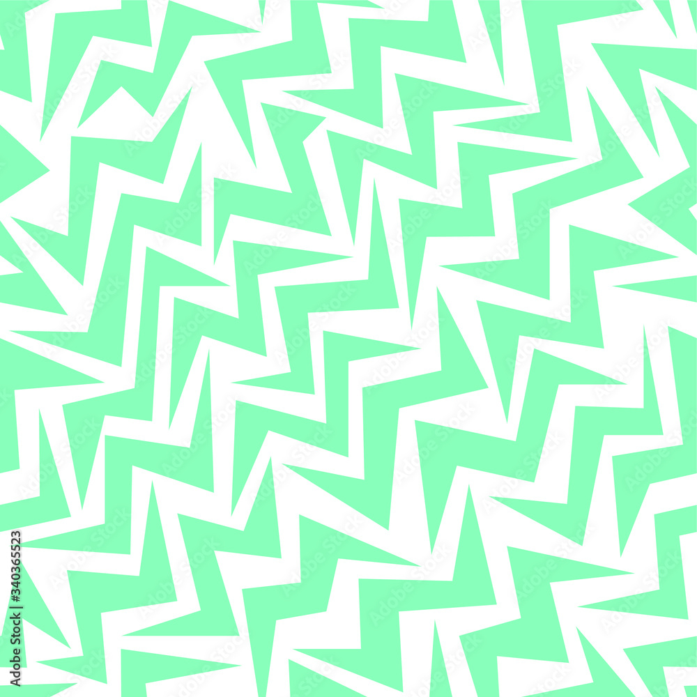 Green turquoise zigzag pattern Green turquoise zigzag pattern