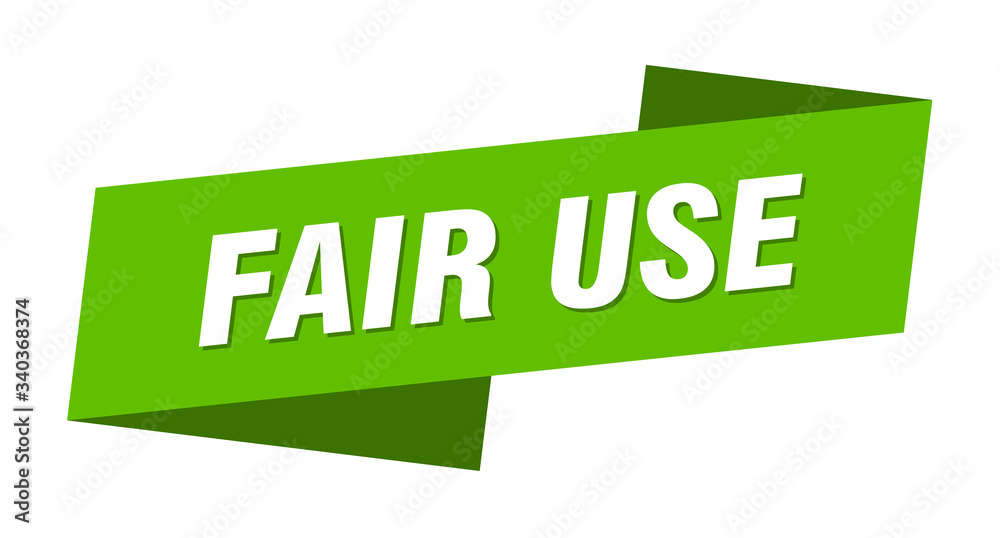 fair use banner template. fair use ribbon label sign fair use banner template. fair use ribbon label sign