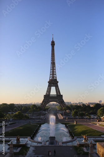 Sunrise Eiffel Tower Paris