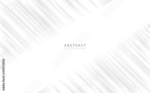 Geometric abstract white and gray color with backgroud. Illustration vector eps10.