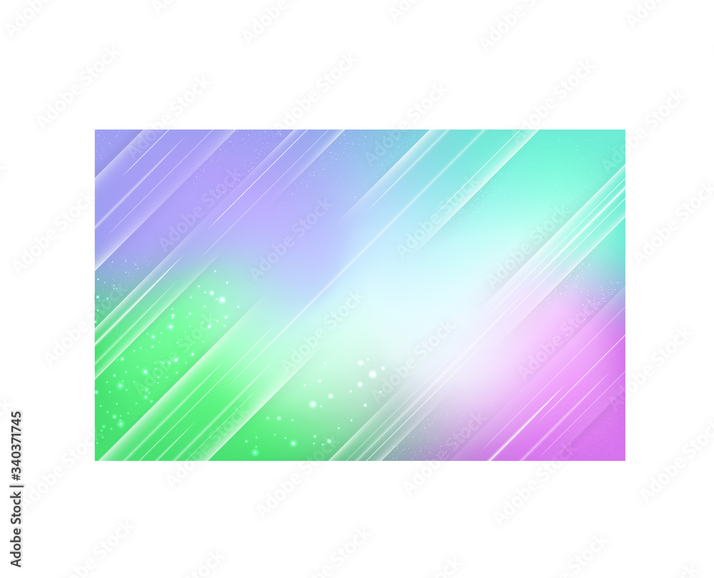 Abstract stripe colorful holograohic and gradient with glitter light in background. Vector illustration in eps10.
