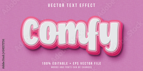 Editable text effect - embossed fat script style