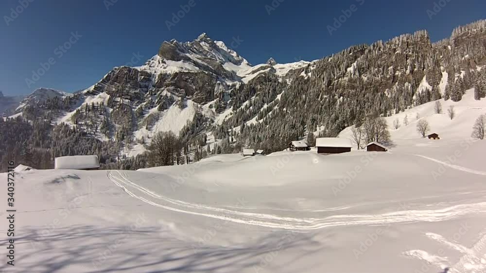 Skiing in swiss alps Skiing in swiss alps