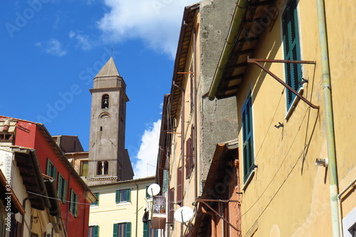 old town in City of Genzano, Italy.  photo