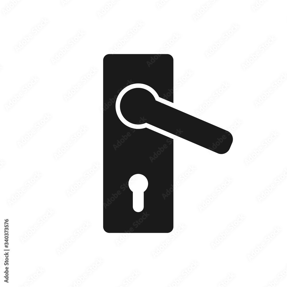 doorknob vector icon, door handle icon in trendy flat style doorknob vector icon, door handle icon in trendy flat style