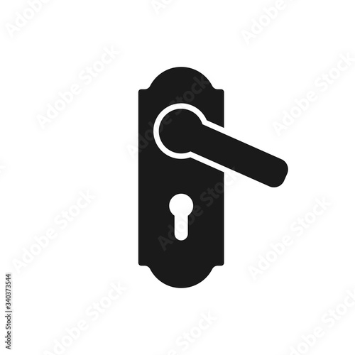 doorknob vector icon, door handle icon in trendy flat style