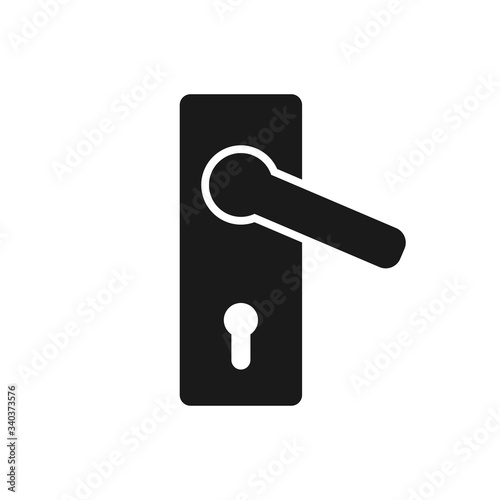 doorknob vector icon, door handle icon in trendy flat style