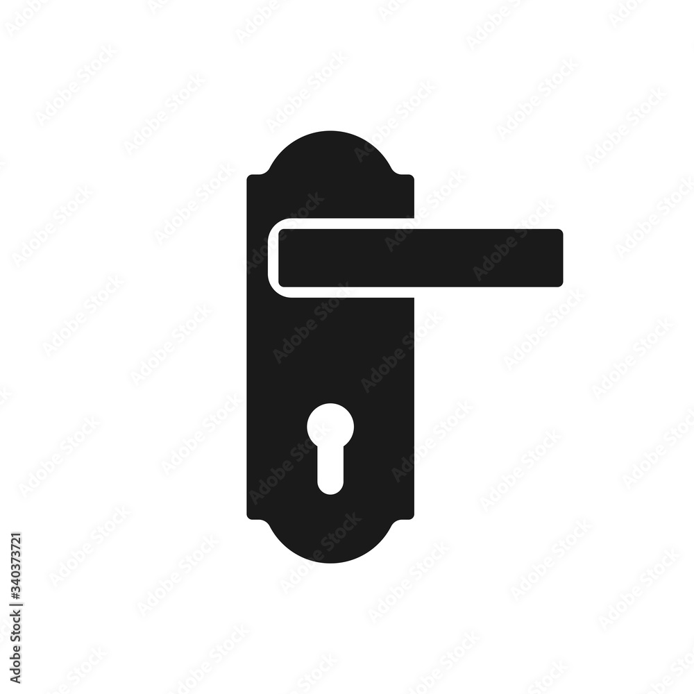 doorknob vector icon, door handle icon in trendy flat style doorknob vector icon, door handle icon in trendy flat style
