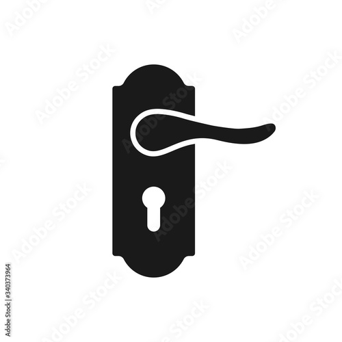 doorknob vector icon, door handle icon in trendy flat style