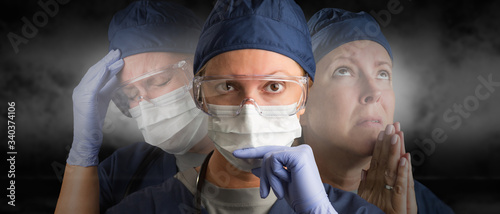 Female Doctor or Nurse Wear...