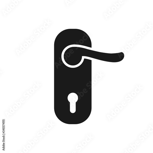 doorknob vector icon, door handle icon in trendy flat style
