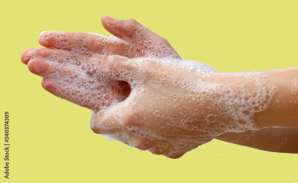 Washing hands with soap. Corona virus pandemic prevention wash hands with soap warm water and , rubbing nails and fingers washing frequently or using hand sanitizer gel Washing hands with soap. Corona virus pandemic prevention wash hands with soap warm water and , rubbing nails and fingers washing frequently or using hand sanitizer gel