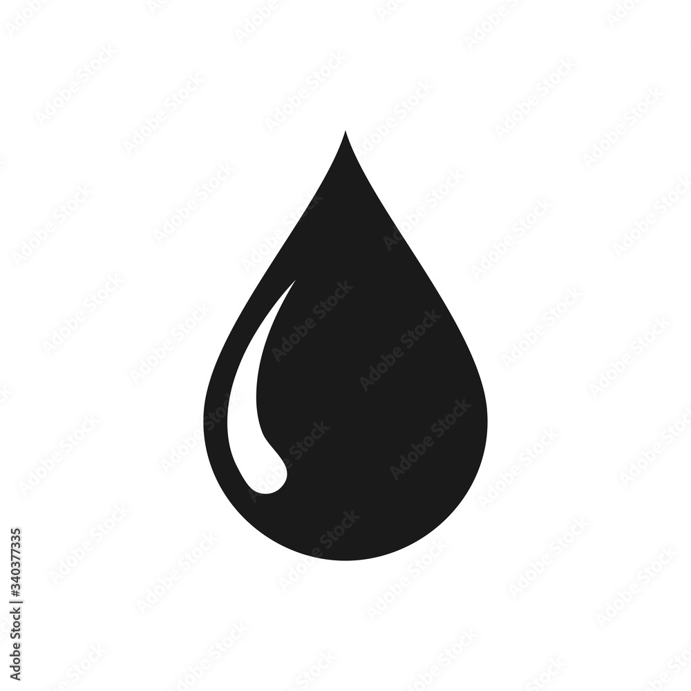 drop icon, water drop icon in trendy flat design drop icon, water drop icon in trendy flat design