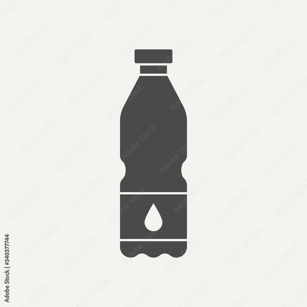 Water bottle vector icon sign symbol Water bottle vector icon sign symbol