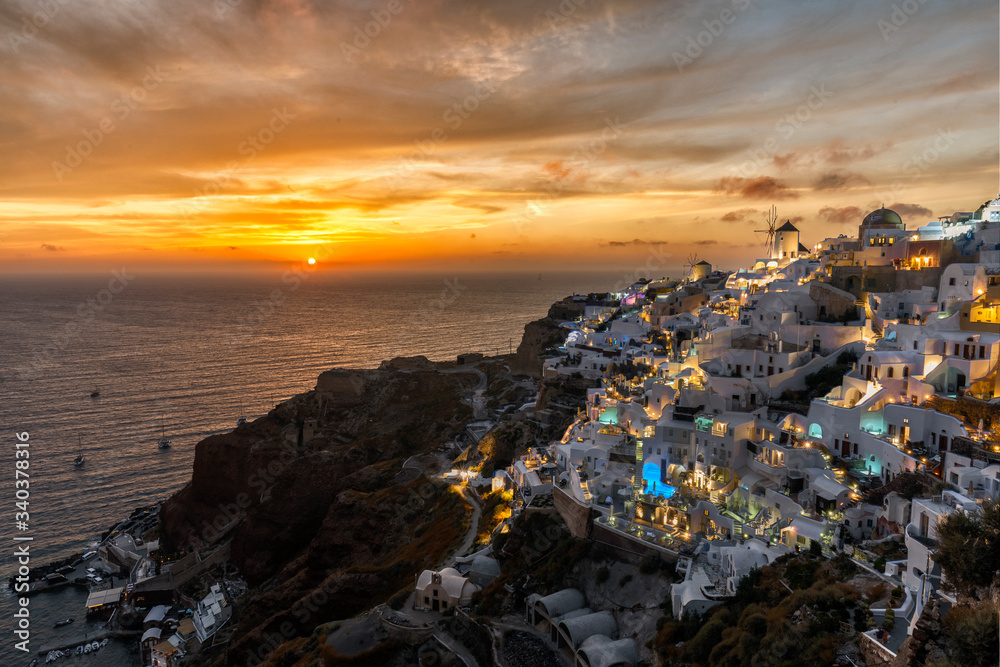 Obraz premium Oia village Santorini Island Greece