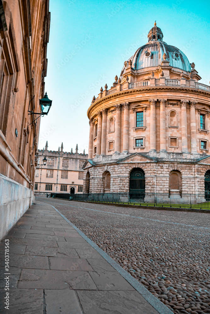 Beautiful oxford building the Radcliffe Camera library for oxford students to study and learn