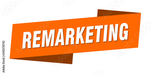remarketing banner template. remarketing ribbon label sign