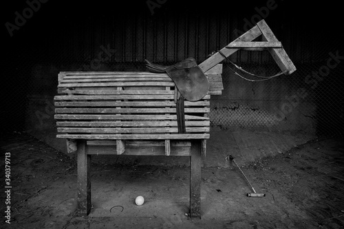 Polo Training Wooden Horse