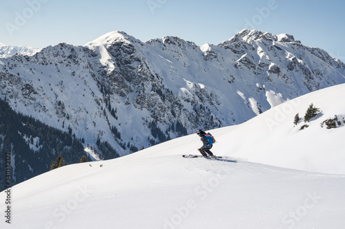 freeriding with an alpine view II
