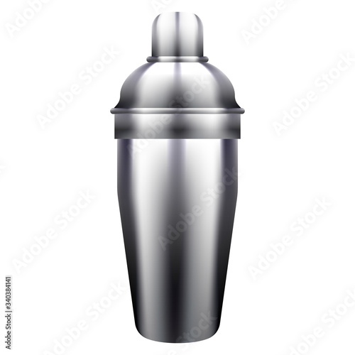 Cocktail shaker bottle in color
