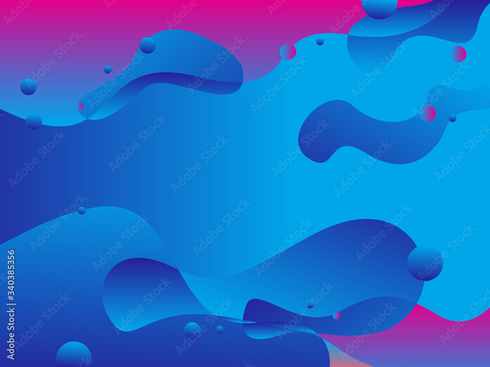 Abstract colorful flow shapes background for web, banner, website, landing page,wallpaper.