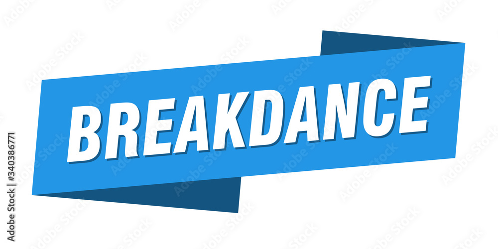 breakdance banner template. breakdance ribbon label sign