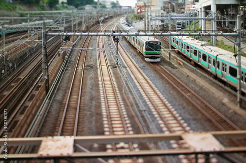 日暮里駅「下御隠殿橋」 © Soraplus