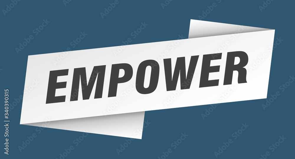 empower banner template. empower ribbon label sign empower banner template. empower ribbon label sign