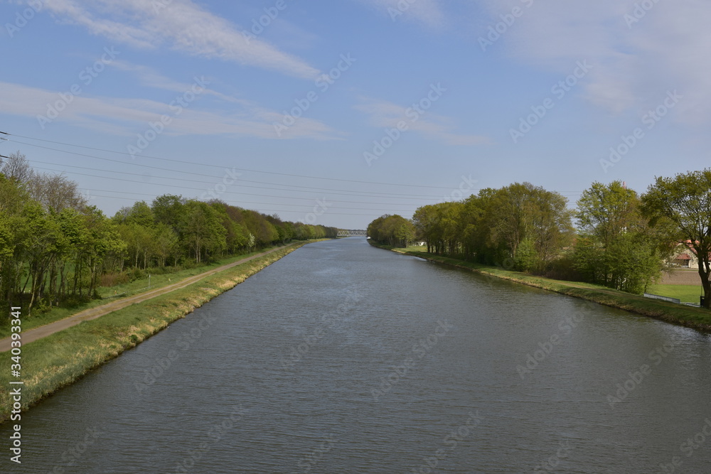 Mittelland-Kanal zwischen Minden und Osnabrück