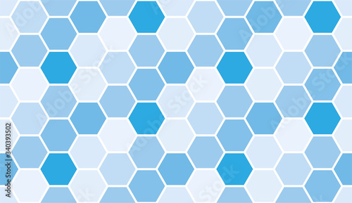 Bee honeycomb seamless pattern, art honey texture