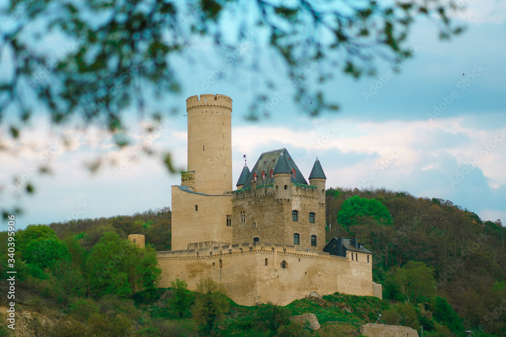 Alte Burg in Burgschwalbach, Rheinland-Pfalz in der Nähe von Limburg an der Lahn, Deutschland 