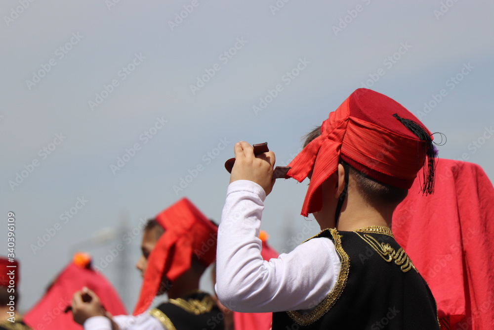 Obraz premium April 23 International Children's Day in Turkey - stock photo