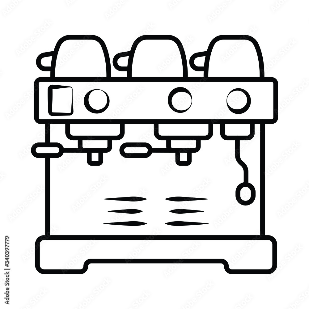 Coffee Machine Icon, Hot Coffee Making Machine Icon, Cooking Appliance Icon Coffee Machine Icon, Hot Coffee Making Machine Icon, Cooking Appliance Icon