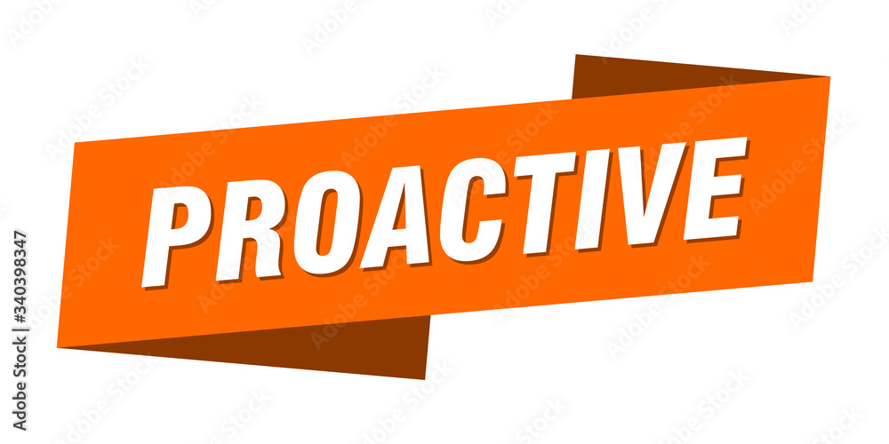 proactive banner template. proactive ribbon label sign proactive banner template. proactive ribbon label sign