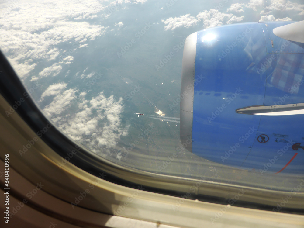 view from airplane window view from airplane window