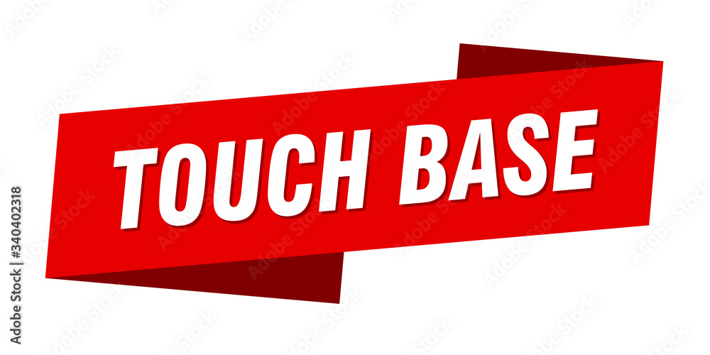 touch base banner template. touch base ribbon label sign touch base banner template. touch base ribbon label sign