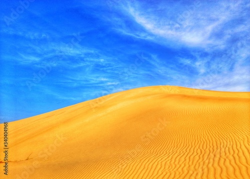 Fototapeta Naklejka Na Ścianę i Meble -  sand dunes and blue sky
